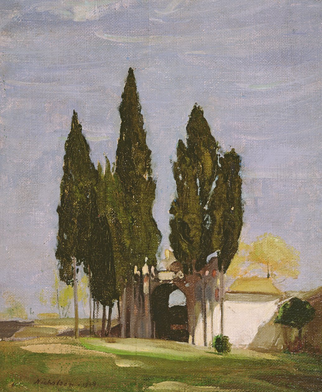 Ciprusok, Palatinus-domb, Róma alkotó: William Nicholson