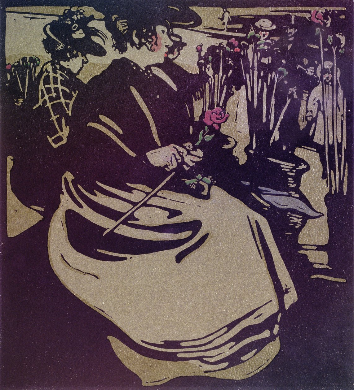 Flower Girl from "London Types", William Heinemann alkotó: William Nicholson