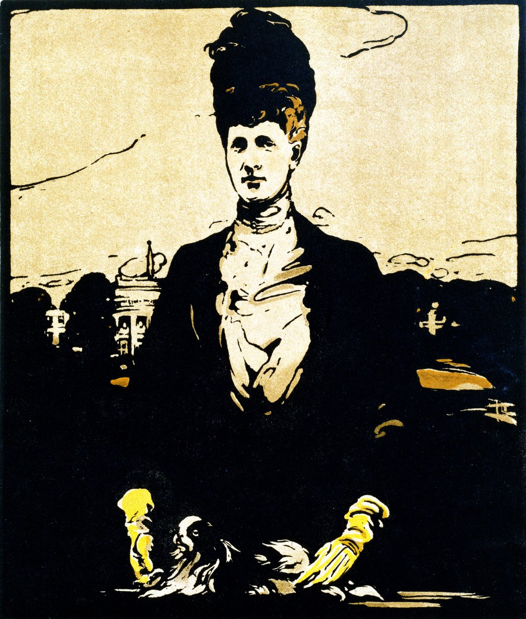 H.M. Alexandra királynő, a „Tizenkét portré – második sorozatból”, először William Heinemann adta ki alkotó: William Nicholson