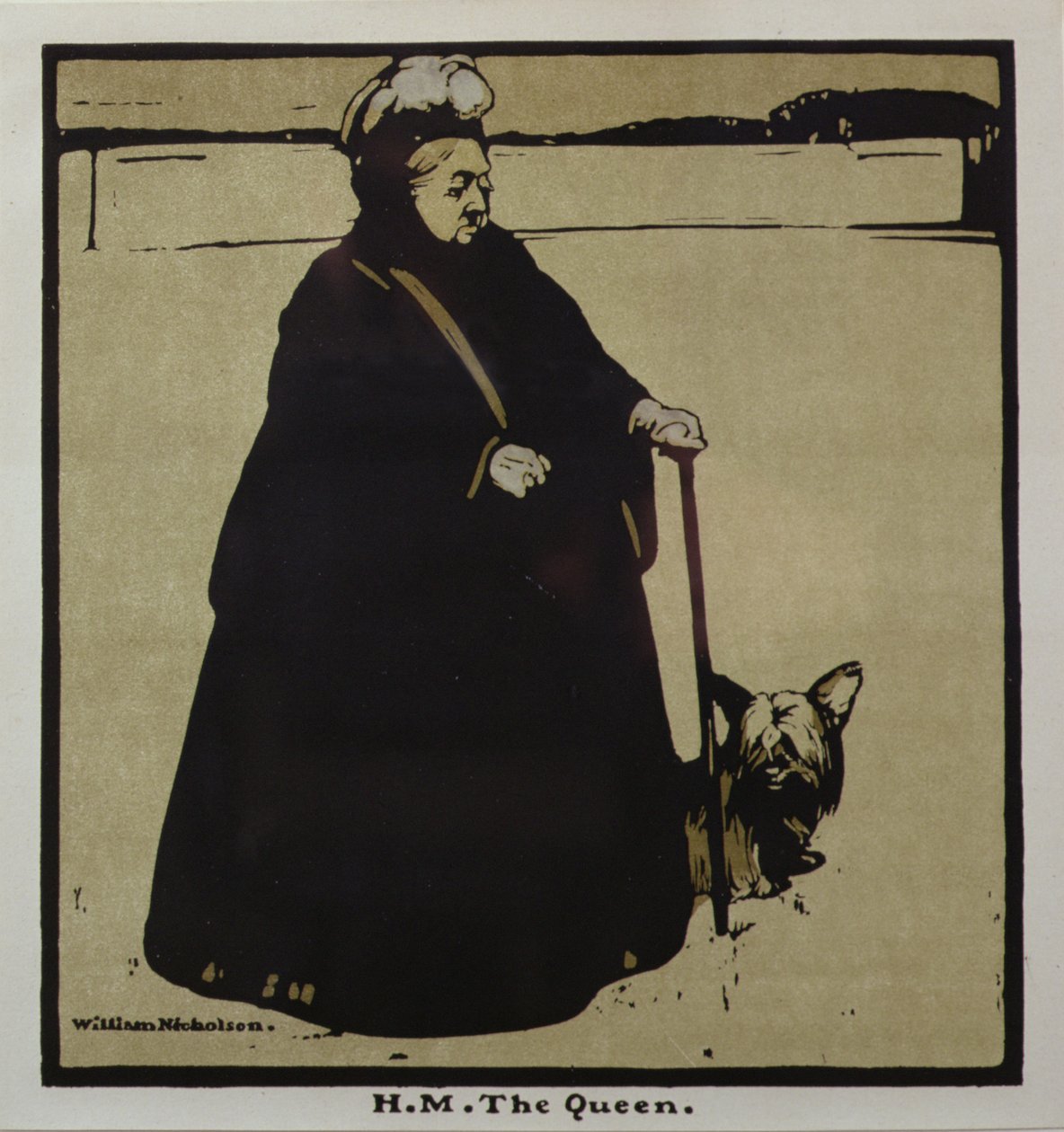 H.M. A királynő (színes litó) alkotó: William Nicholson