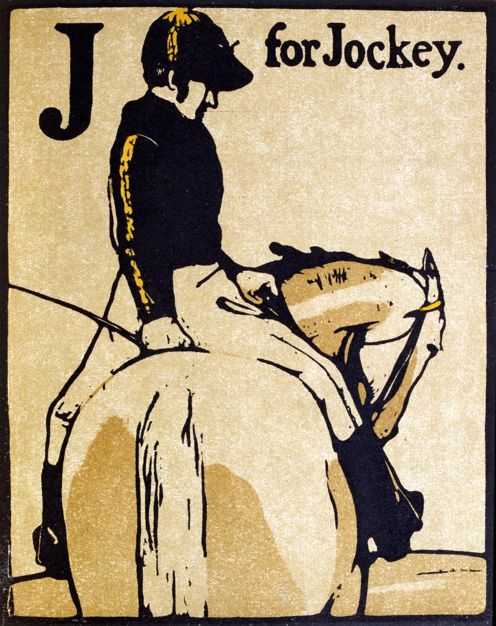 J for Jockey, illusztráció az 