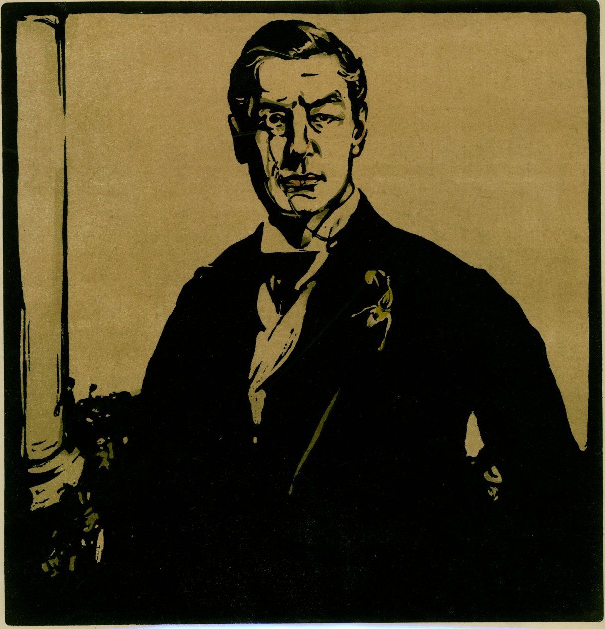 Joseph Chamberlain, 1903 körül (színes litó) alkotó: William Nicholson