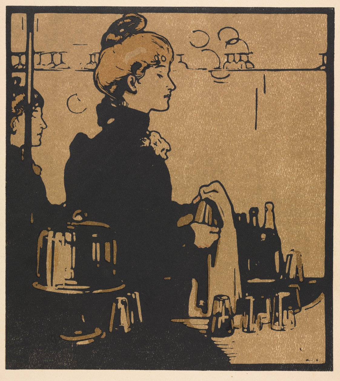 London Típusok: Barmaid alkotó: William Nicholson