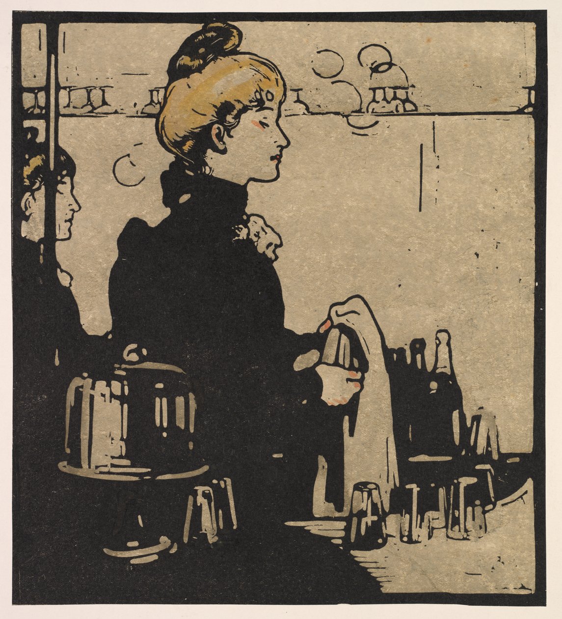 London Típusok: Barmaid alkotó: William Nicholson