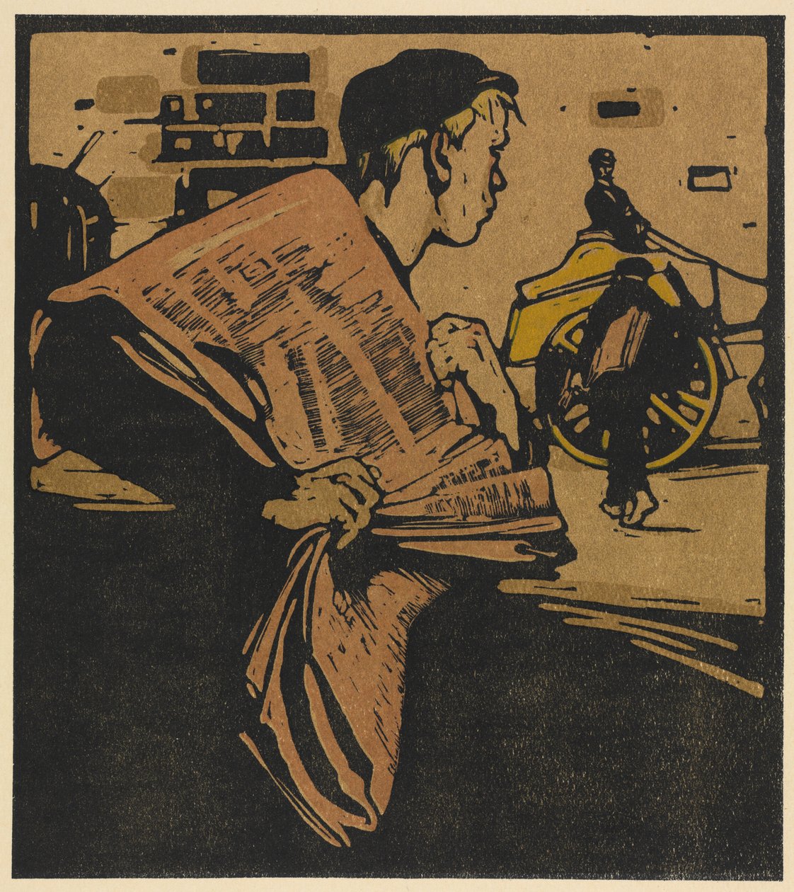 London Típusok: Újságfiú alkotó: William Nicholson