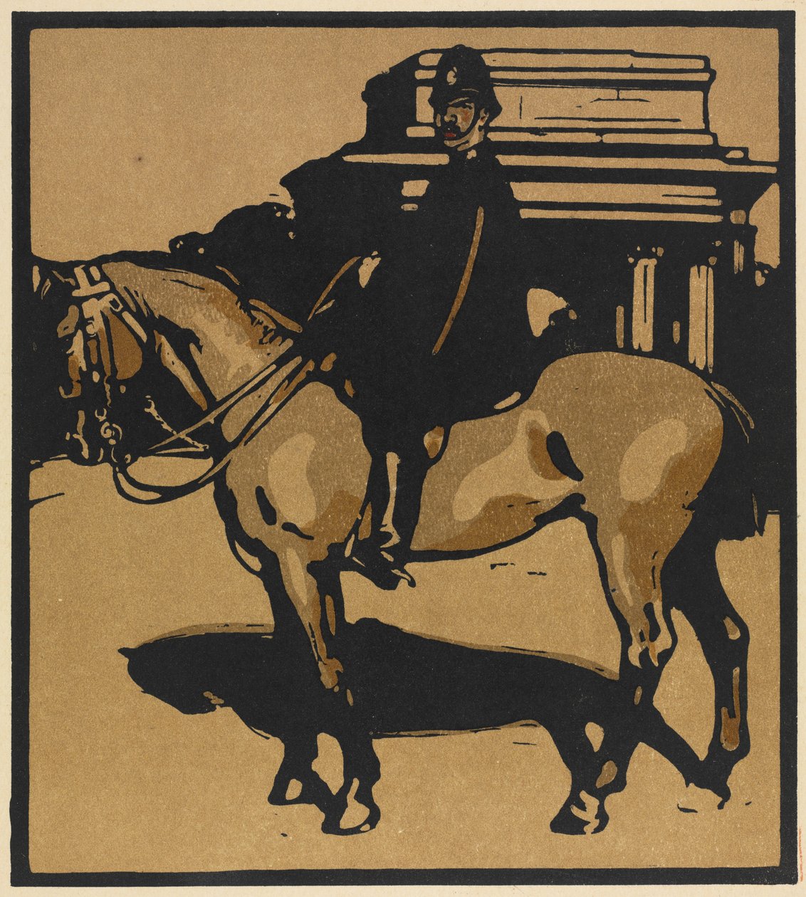 Londoni típusok: Rendőr (Constitution Hill) alkotó: William Nicholson