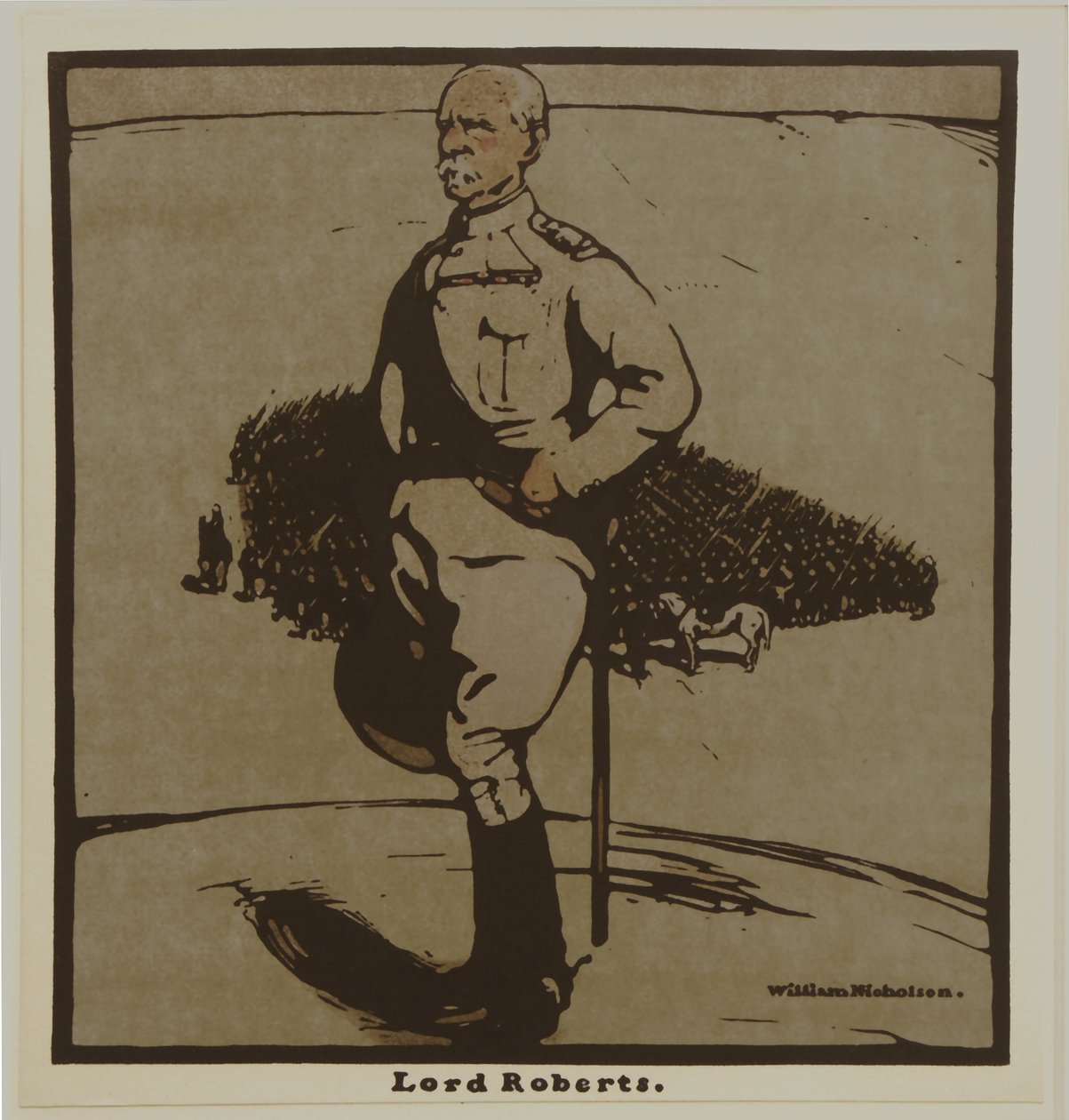 Lord Roberts, 1902 körül (chromolitho) alkotó: William Nicholson