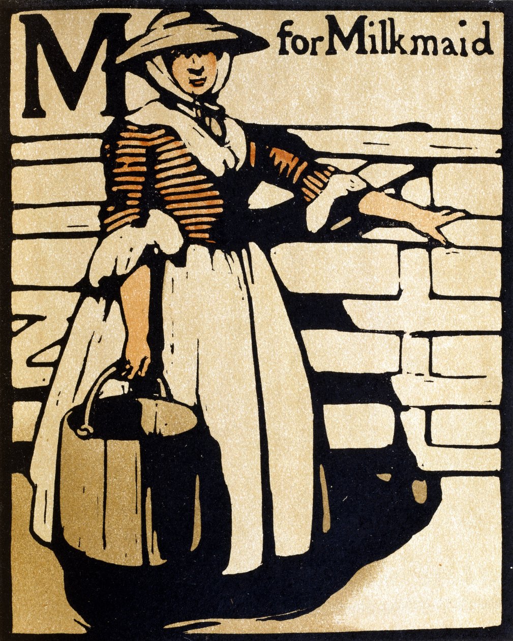 M a Milkmaid, illusztráció az 