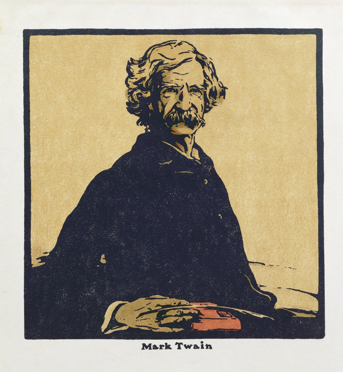 Mark Twain, a „Tizenkét portré – második sorozatból”, amelyet először William Heinemann adott ki alkotó: William Nicholson