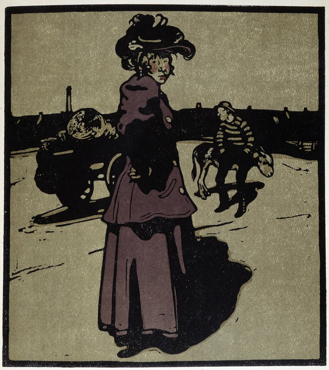 Merchant of Four Seasons, London – a „” London típusaiban””, William Nicholson (1872-1949), szerk. Floury alkotó: William Nicholson