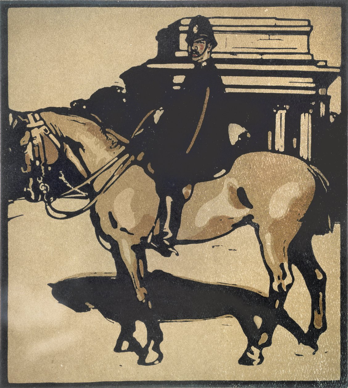 A William Heinemann által kiadott „London Types” rendőr alkotó: William Nicholson