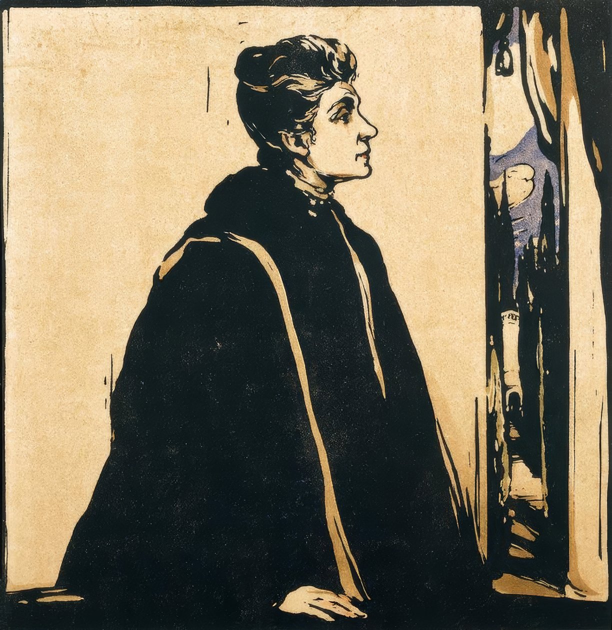 Duse Eleonóra portréja alkotó: William Nicholson
