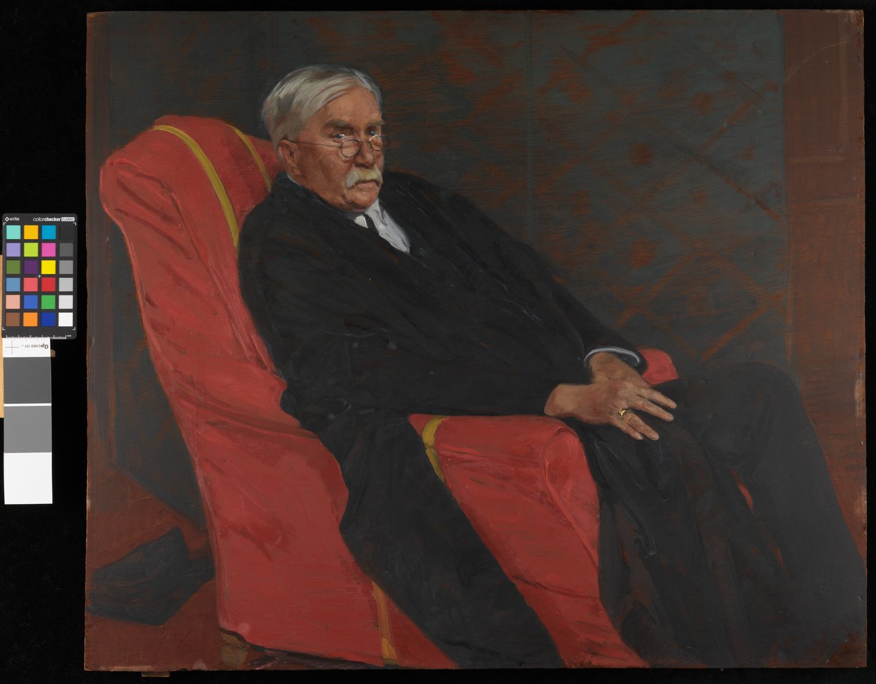 Dr. A.C. Benson portréja alkotó: William Nicholson