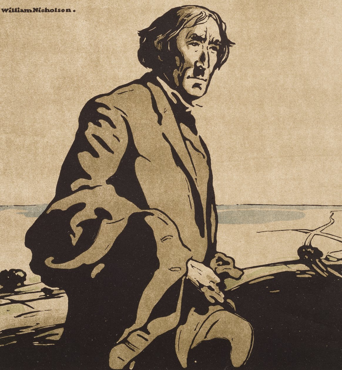 Sir Henry Irving portréja, a „Tizenkét portré” első sorozatából alkotó: William Nicholson