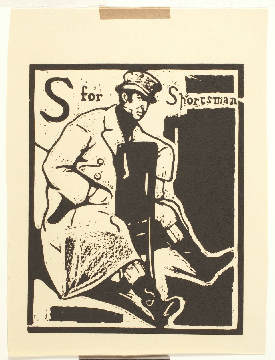 S a Sportsman számára készült (fatömbnyomat papíron) alkotó: William Nicholson