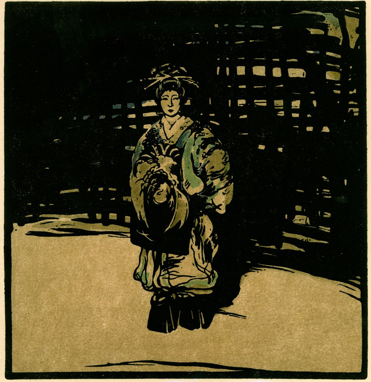Sada Yacco, 1902 körül (chromolitho) alkotó: William Nicholson