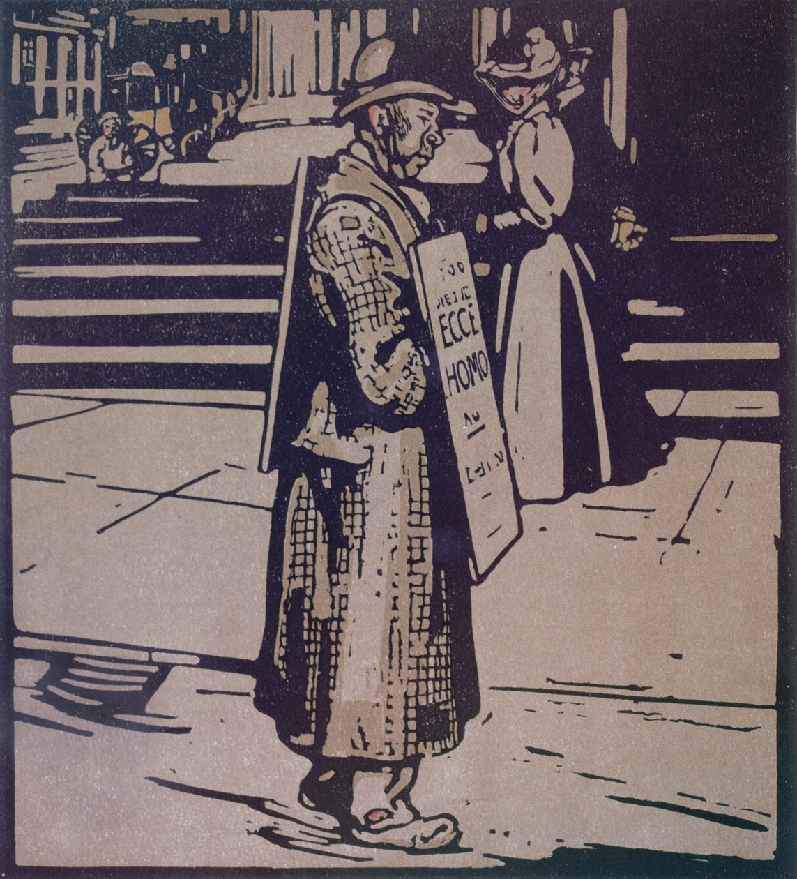 Szendvicsember a „London Types”-ből, William Heinemann kiadásában alkotó: William Nicholson