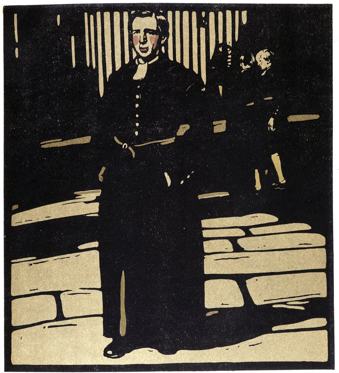 Iskola, London – William Nicholson (1872-1949) illusztrációja a London típusaiban alkotó: William Nicholson