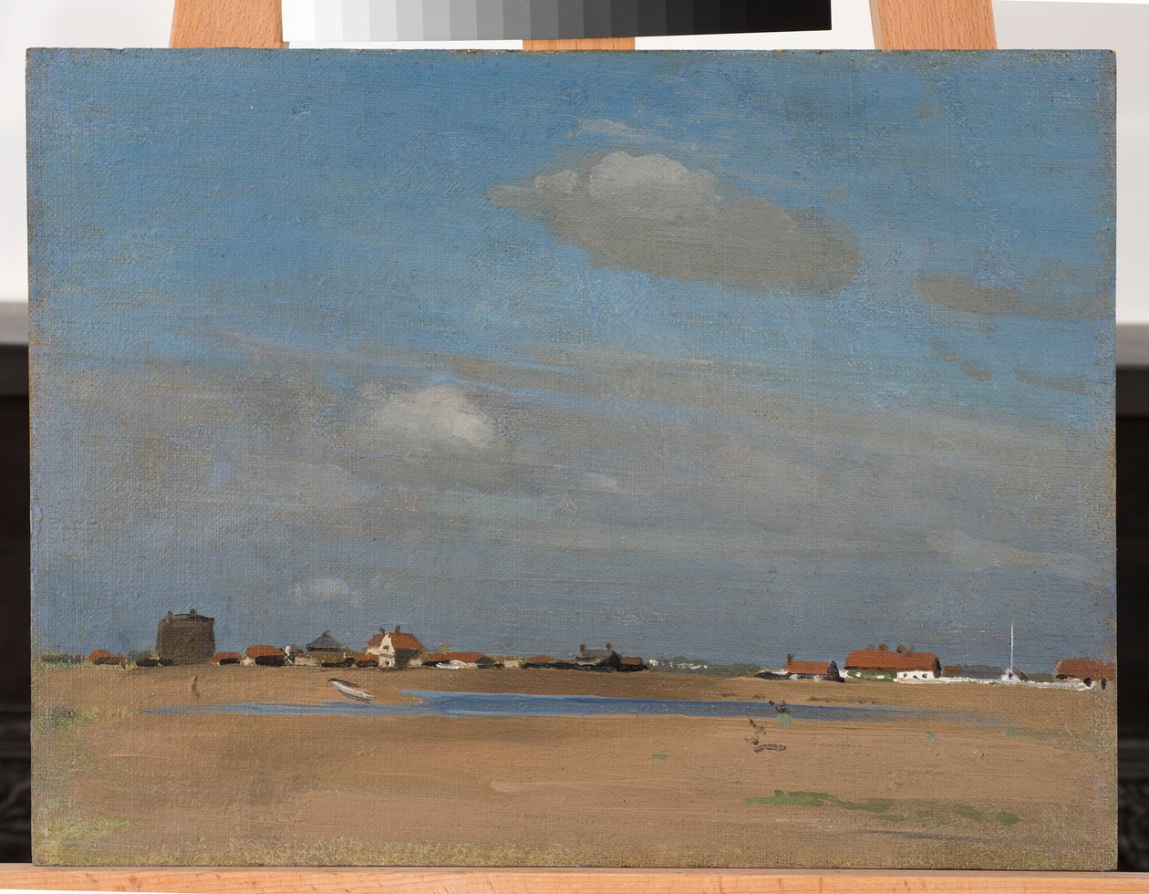 Shingle Street, 1907 körül (olaj, vászon a fedélzeten) alkotó: William Nicholson