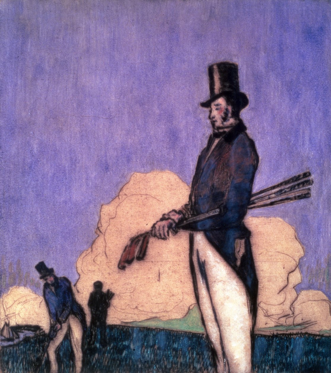 Tanulmány golfozókról alkotó: William Nicholson