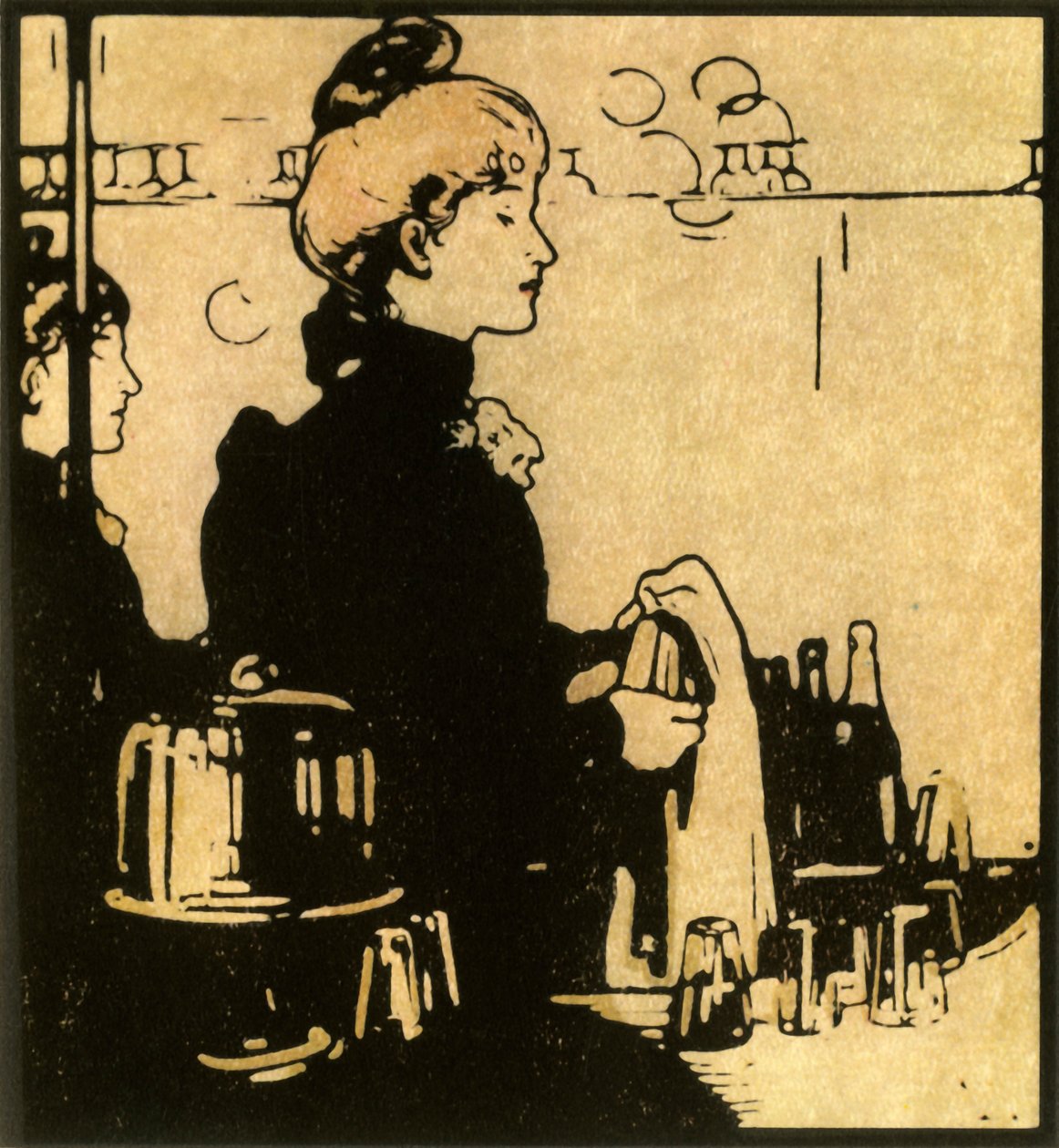 "A csaposlány", 1888, 1946. alkotó: William Nicholson