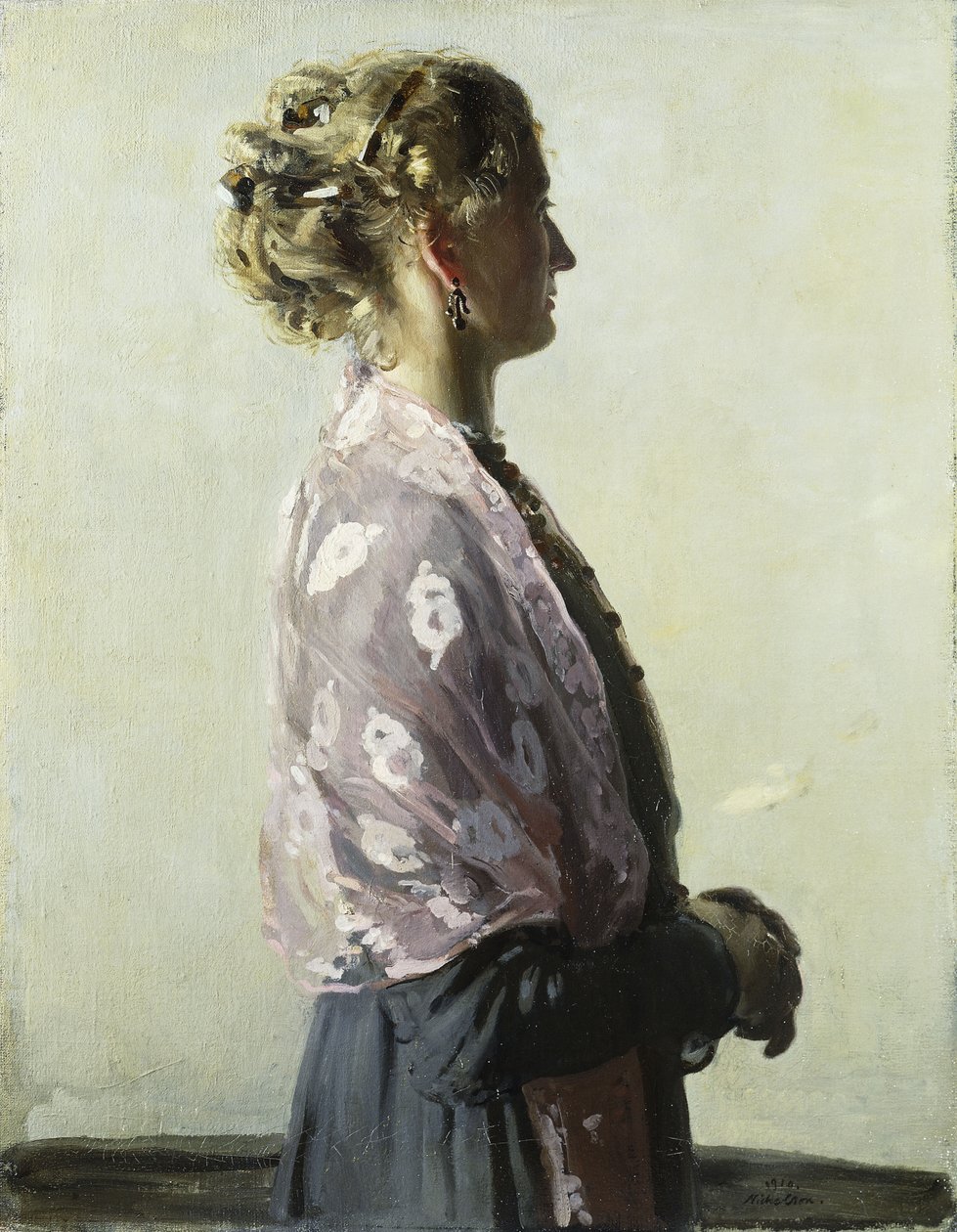 A Fekete ruhás hölgy alkotó: William Nicholson