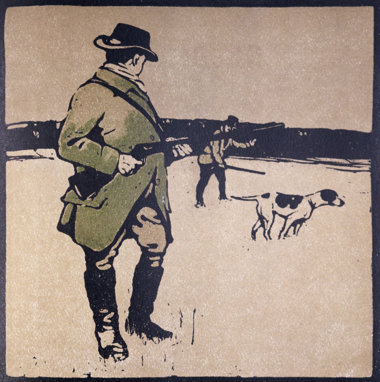 Szeptember hónapja: Lövöldözés, a „Tizenkét sportág almanachjából”, Rudyard Kipling szavaival, először William Heinemann alkotó: William Nicholson