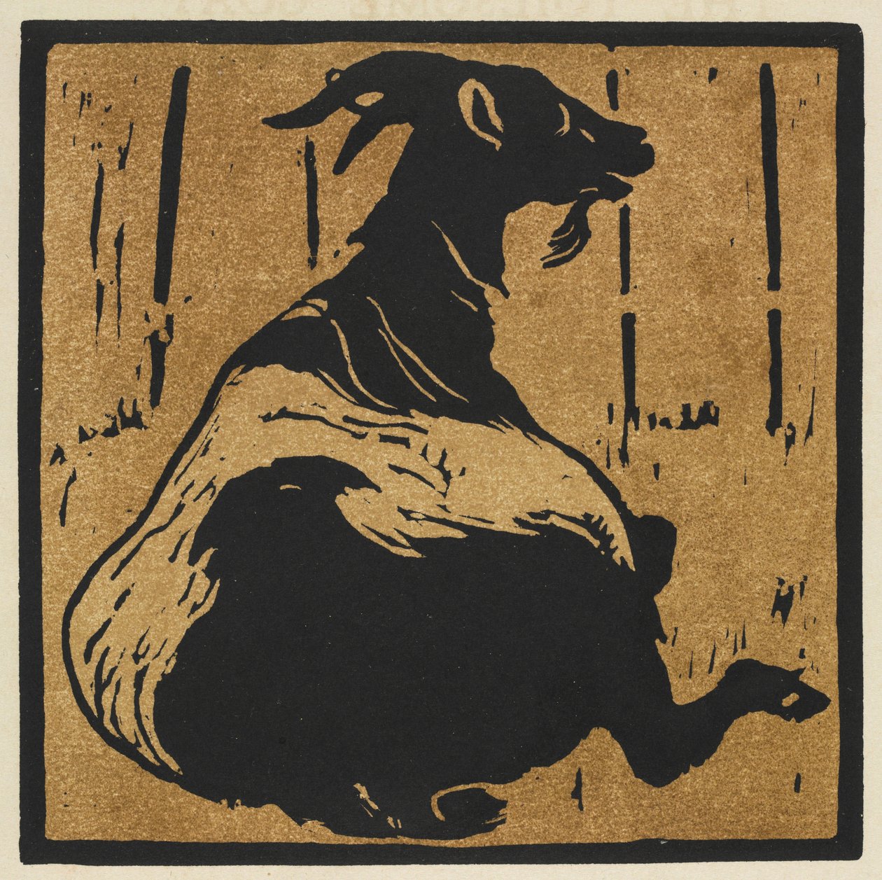 Az állatok négyzet alakú könyve: A fáradságos kecske alkotó: William Nicholson