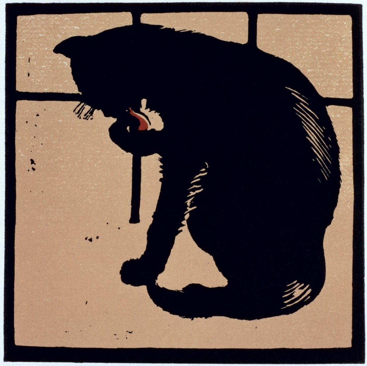 The Un-Common Cat, a „The Square Book of Animals”-ból, eredetileg 1900-ban jelent meg (színes litó) alkotó: William Nicholson