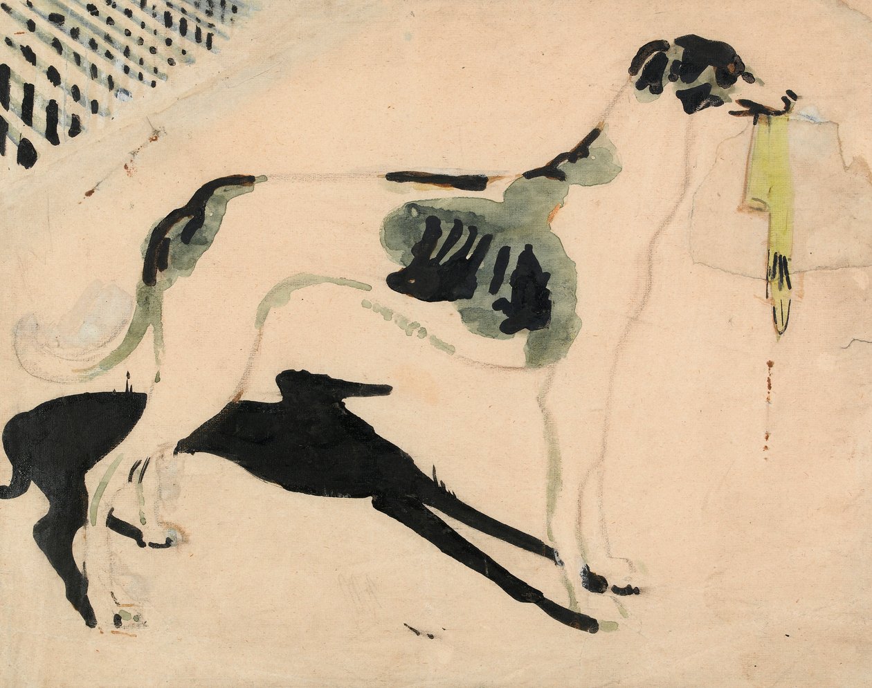 Agár a kesztyűvel (akvarell és grafit papíron) alkotó: William Nicholson