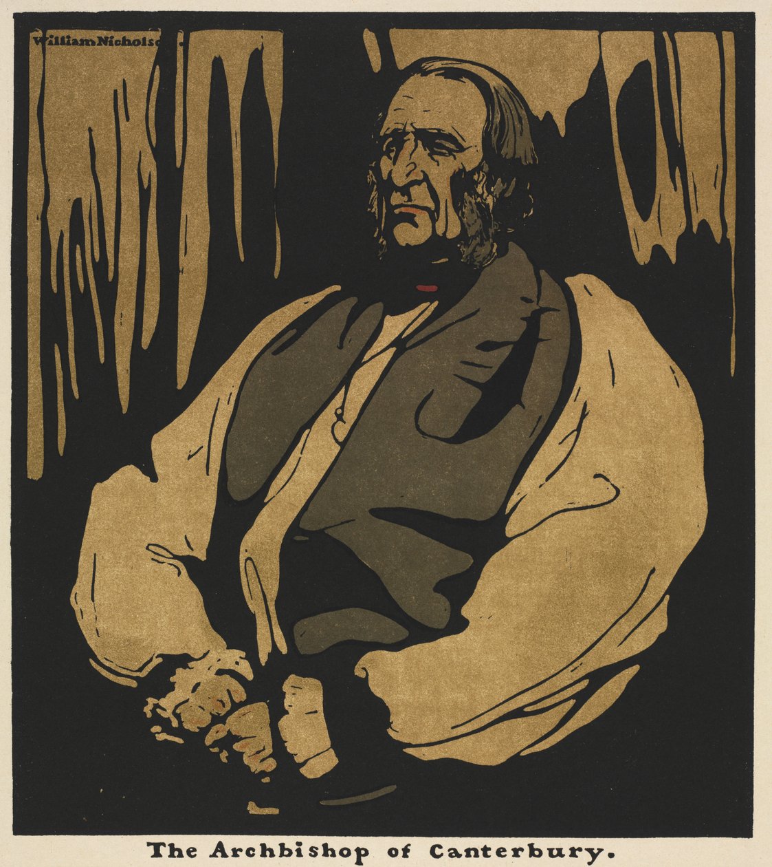 Tizenkét portré: Canterbury érseke alkotó: William Nicholson