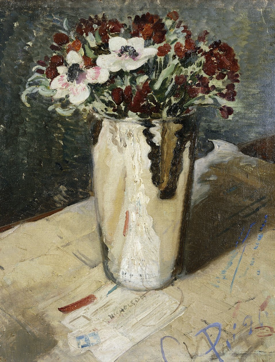 Falvirágok és kökörcsin alkotó: William Nicholson
