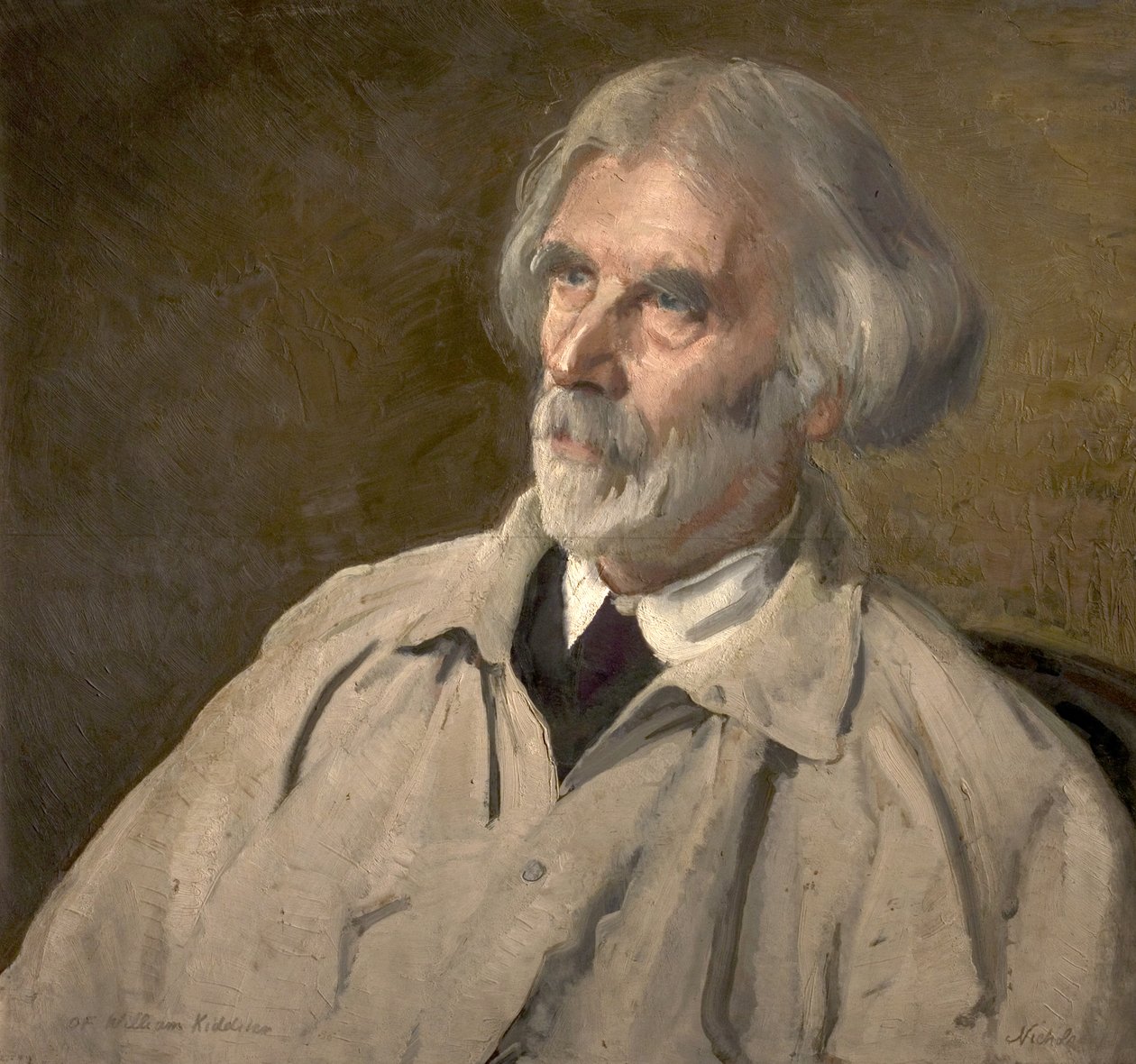 William Kiddier (olaj, fa) alkotó: William Nicholson