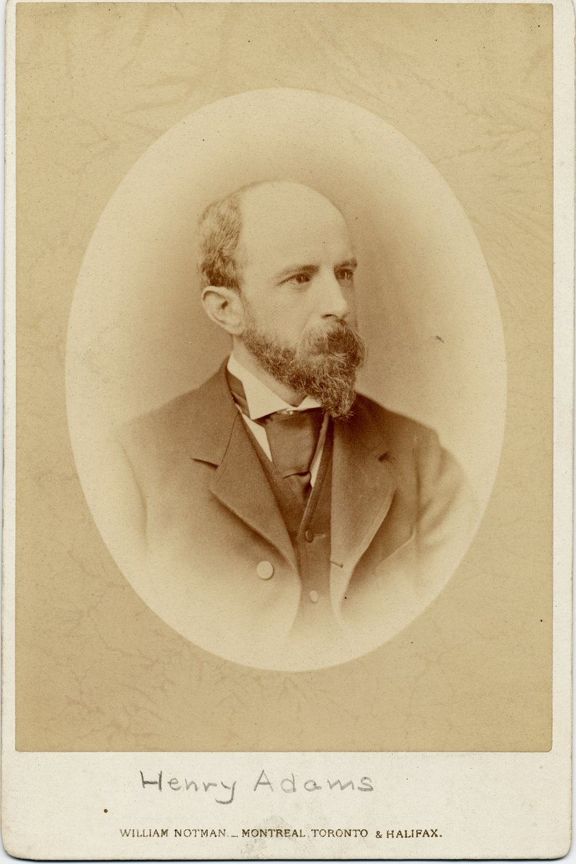 Henry Adams (1838-1918), amerikai történész (albumkép) alkotó: William Notman