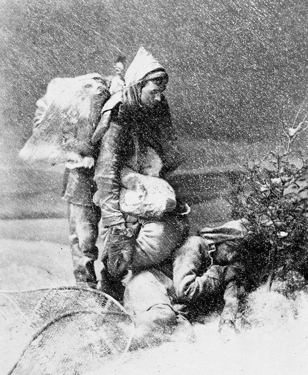 A Csapdázó élete Kanadában, fotó: Nottman, 1890 körül. alkotó: William Notman