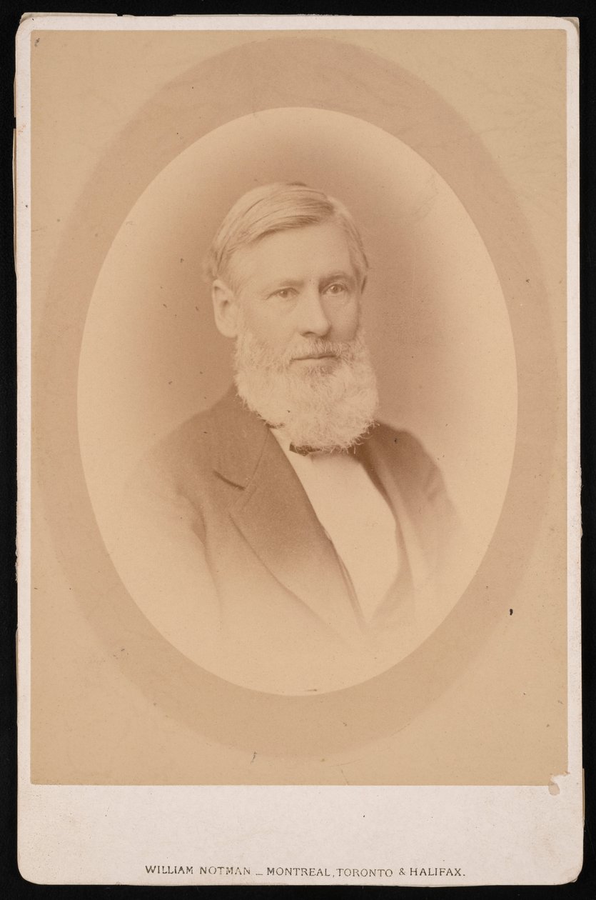 Asa Gray portréja 1810-1888, 1876 előtt. alkotó: William Notman