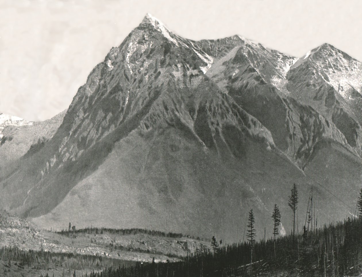 The Rockies: Chancellor Peak, Leanchoil, Kanada, 1895. alkotó: William Notman and Son