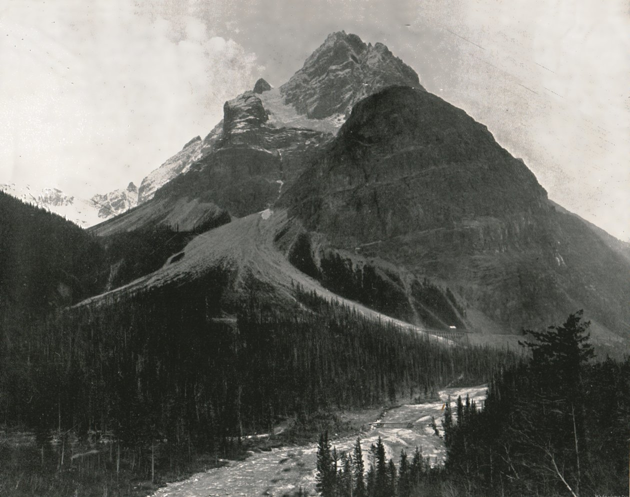 Sziklás-hegység: Mount Stephen, Kanada, 1895. alkotó: William Notman and Son