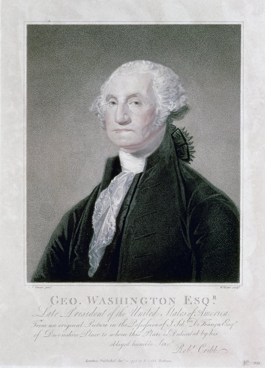 George Washington portréja, 1798 alkotó: William Nutter