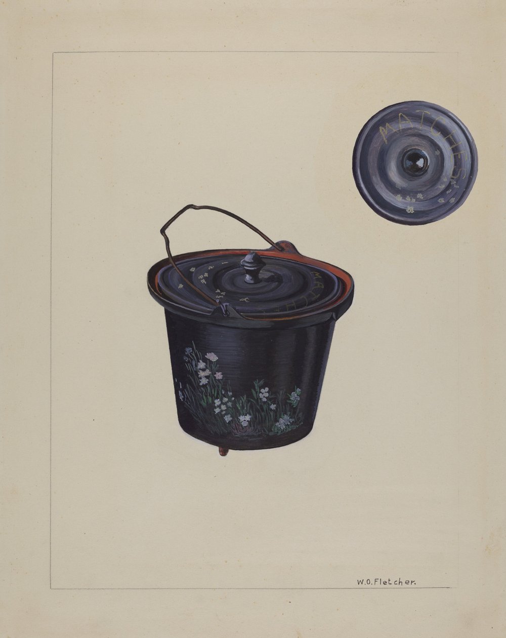 Gyermekjáték vasaló vízforraló, c. 1937. alkotó: William O. Fletcher