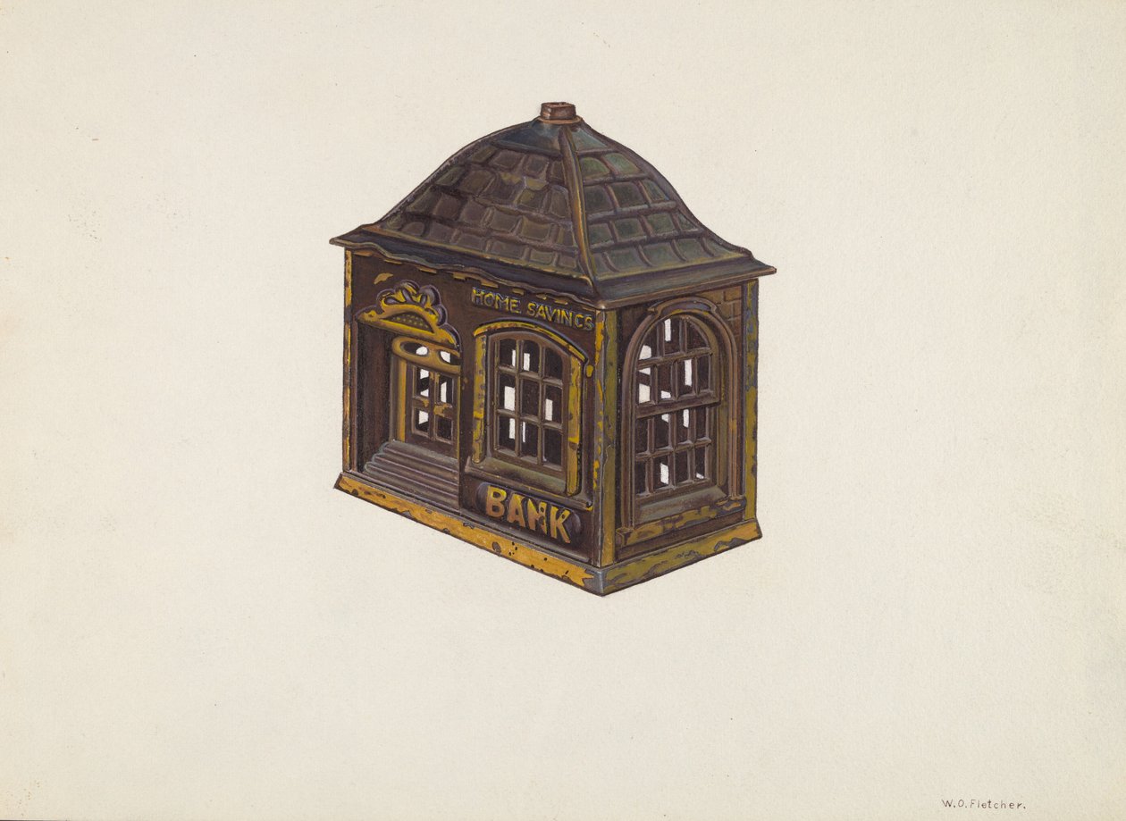 Lakástakarékpénztár, c. 1940. alkotó: William O. Fletcher