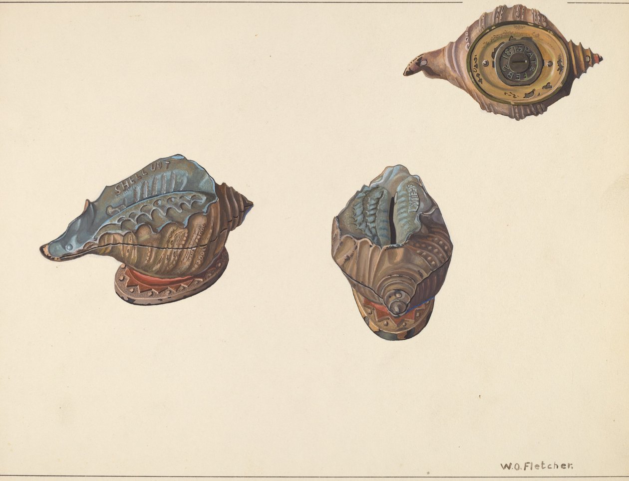 Shell Out Bank, c. 1938. alkotó: William O. Fletcher