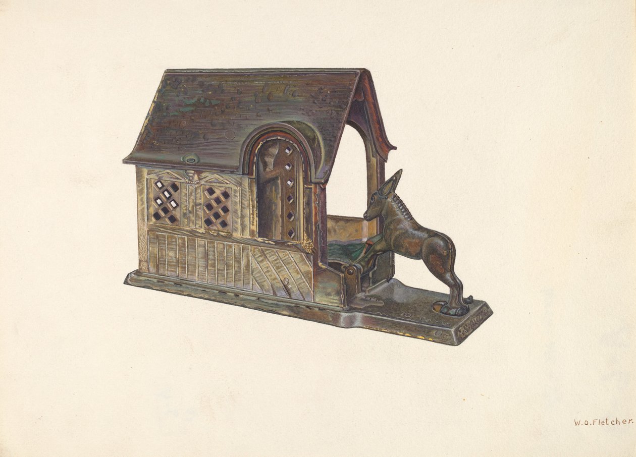 Játékbank, c. 1940. alkotó: William O. Fletcher