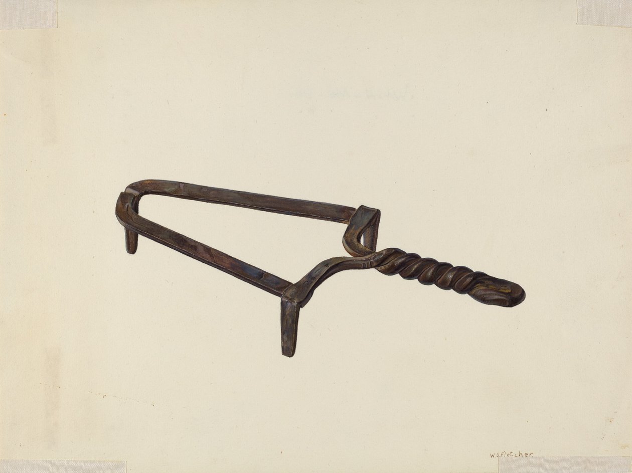 Trivet, c. 1939. alkotó: William O. Fletcher