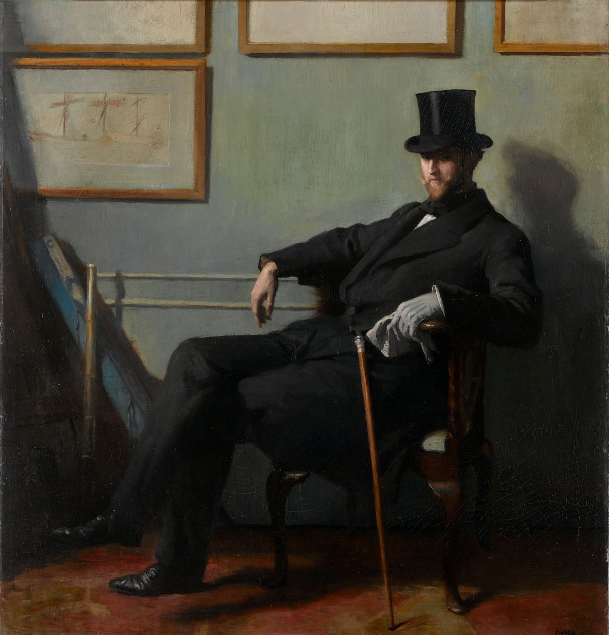 Herbert Barnard John Everett (1877-1949), 1900 körül (olaj, vászon) alkotó: William Orpen