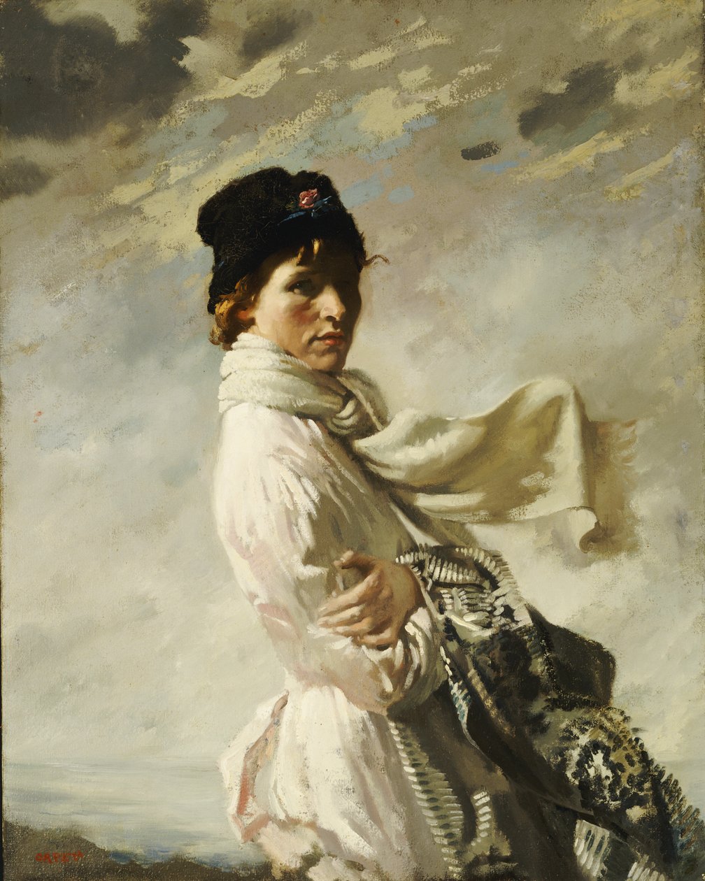Dublin Bay: A művész feleségének portréja, 1909 alkotó: William Orpen