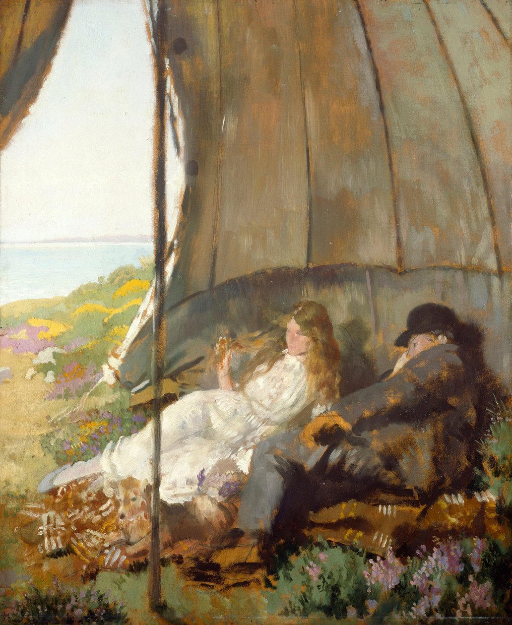 A tengert nézve alkotó: William Orpen