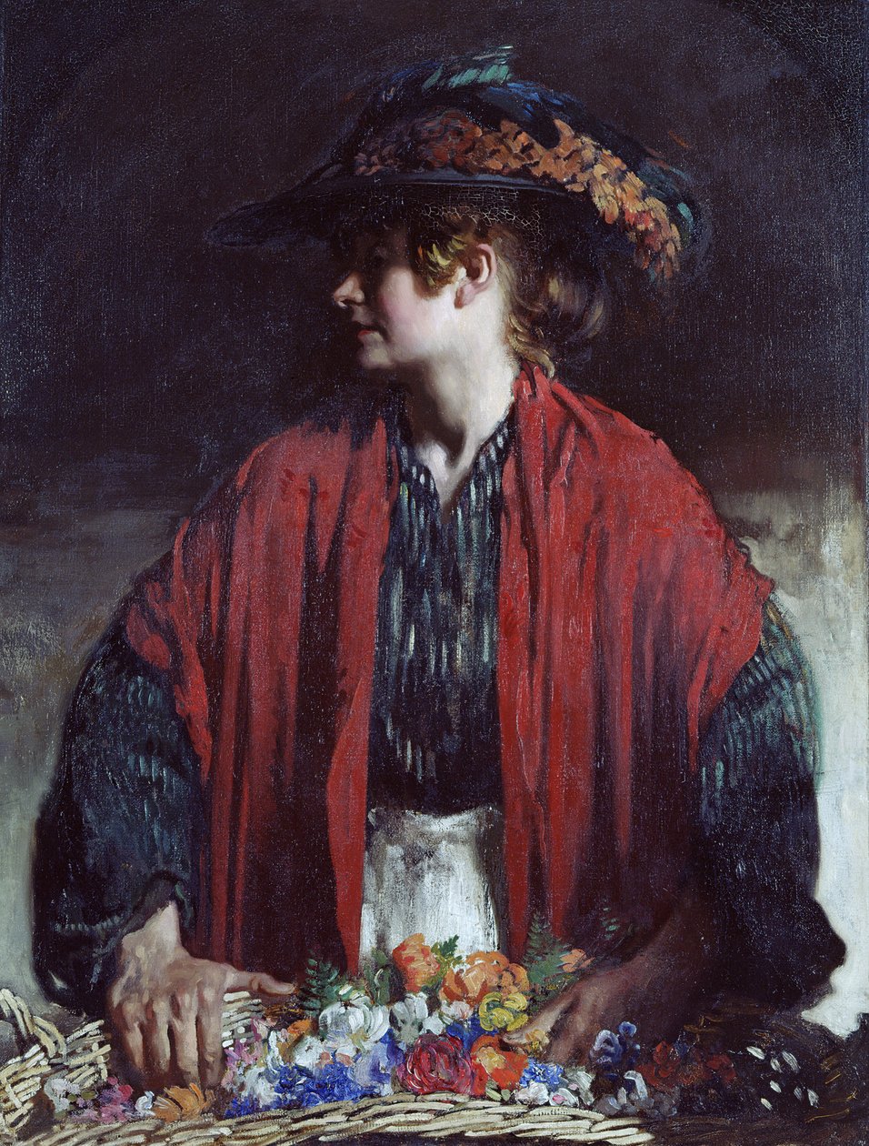 Lottie of Paradise Walk (olaj, vászon) alkotó: William Orpen