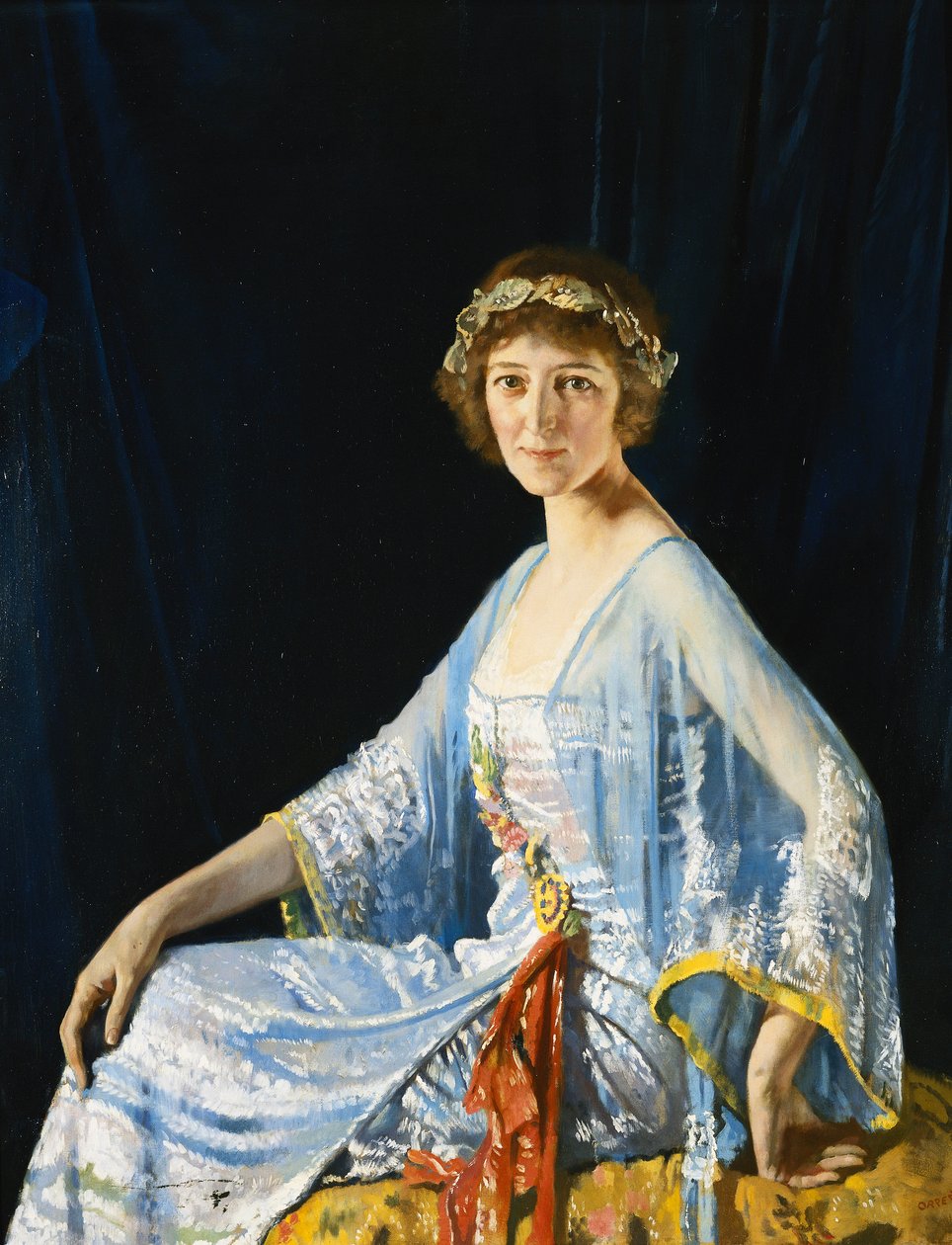 Mrs. Georgina Drum, 1920 alkotó: William Orpen