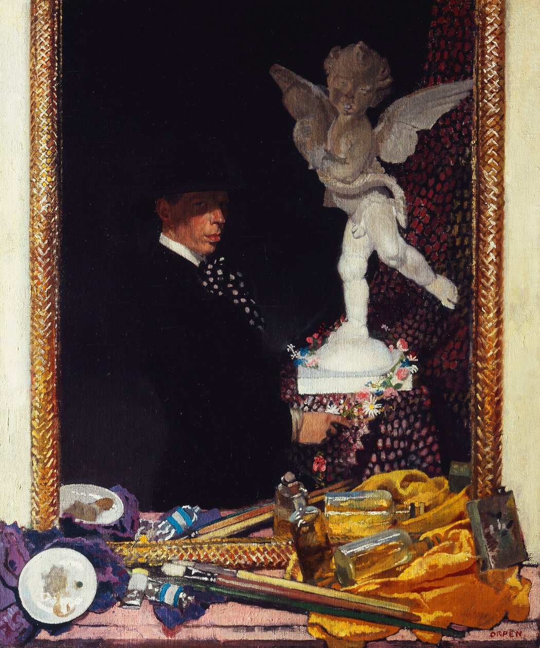 Én és Ámor, 1910 alkotó: William Orpen